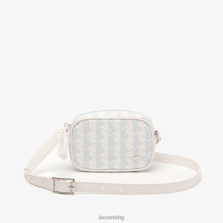 Жени Lacoste монофаринова панорама чанта за през тялото с малък печат на монограм чанти и кожени изделия XTV622795