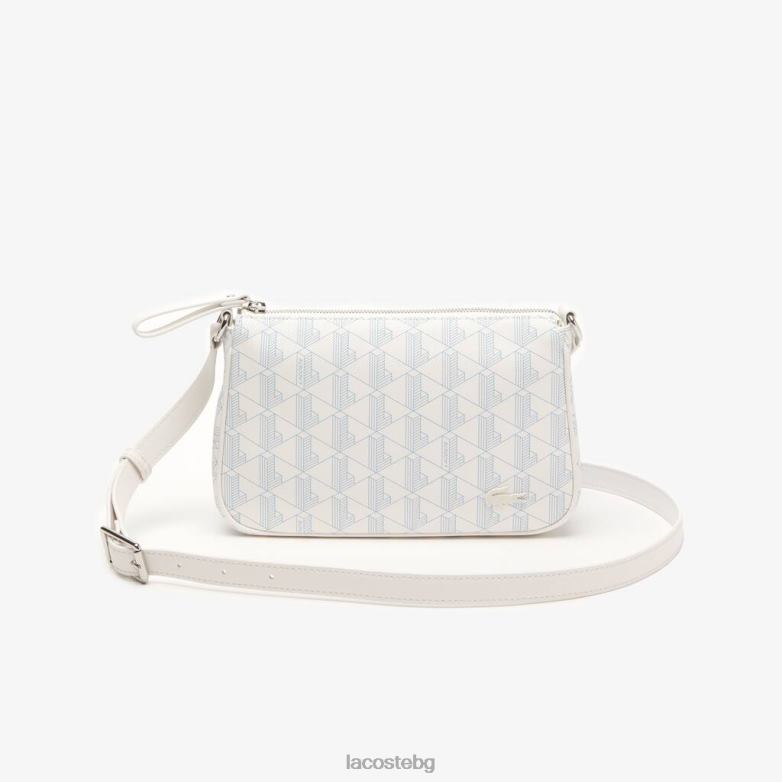 Жени Lacoste монофаринова панорама чанта през рамо с принт на монограм чанти и кожени изделия XTV622800