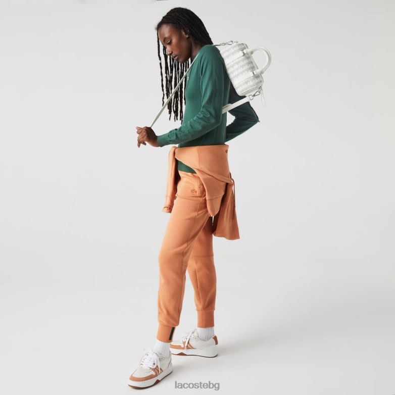 Жени Lacoste farine sinople Бостънска чанта с печат на монограм чанти и кожени изделия XTV622878