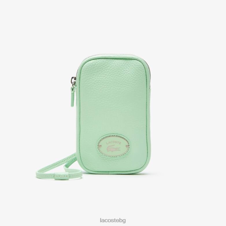 Жени Lacoste пепел контрастна поставка за телефон крокодил чанти и кожени изделия XTV622894
