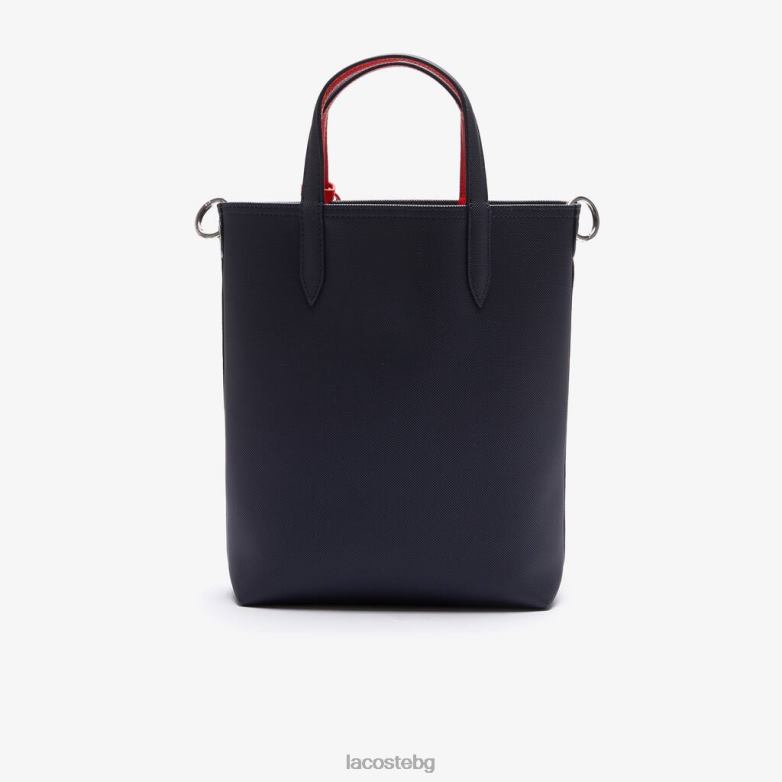 Жени Lacoste морски 166 руж 240 платнена чанта anna с двустранно покритие чанти и кожени изделия XTV622818