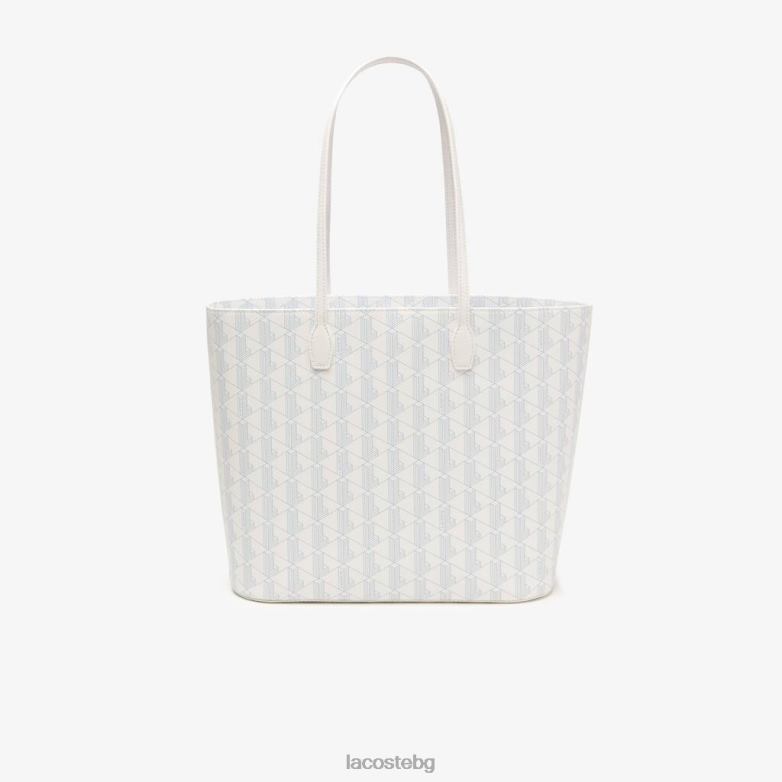 Жени Lacoste монофаринова панорама чантичка с монограм чанти и кожени изделия XTV622785