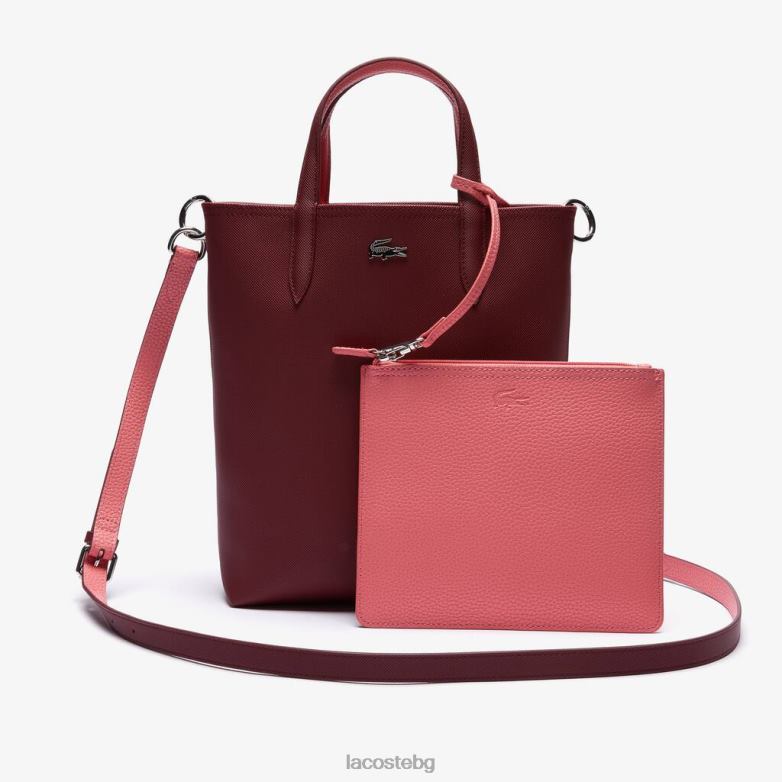 Жени Lacoste перилен амарилис платнена чанта anna с двустранно покритие чанти и кожени изделия XTV622781