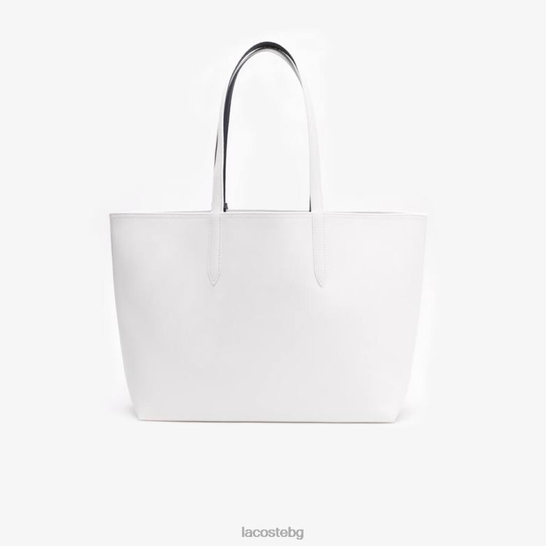 Жени Lacoste farine bleu nuit Двуцветна чанта anna чанти и кожени изделия XTV622776