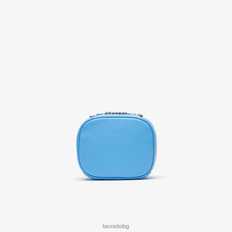 Жени Lacoste аржентинец кросоувър чанта от малка зърнеста кожа чанти и кожени изделия XTV622852