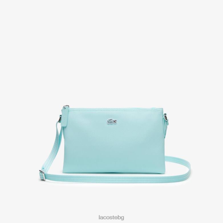 Жени Lacoste пастила l.12.12 концептуална плоска кросоувър чанта чанти и кожени изделия XTV622769