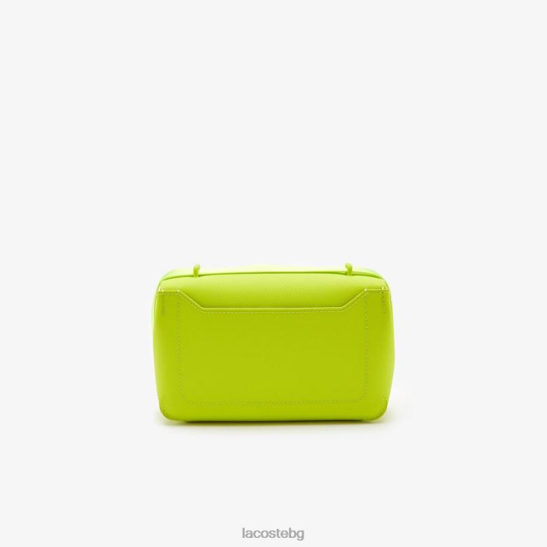 Жени Lacoste вар l.12.12 кръстосана чанта с метална закопчалка чанти и кожени изделия XTV622851