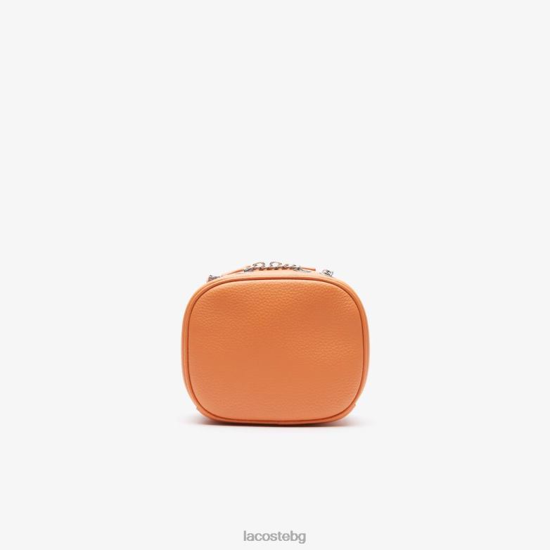 Жени Lacoste poterie кросоувър чанта от малка зърнеста кожа чанти и кожени изделия XTV622854