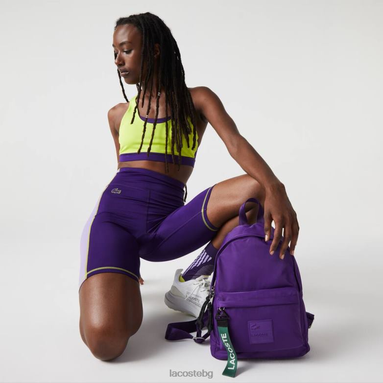 Жени Lacoste самуи фирмена раница за издърпване с кръпка чанти и кожени изделия XTV622862