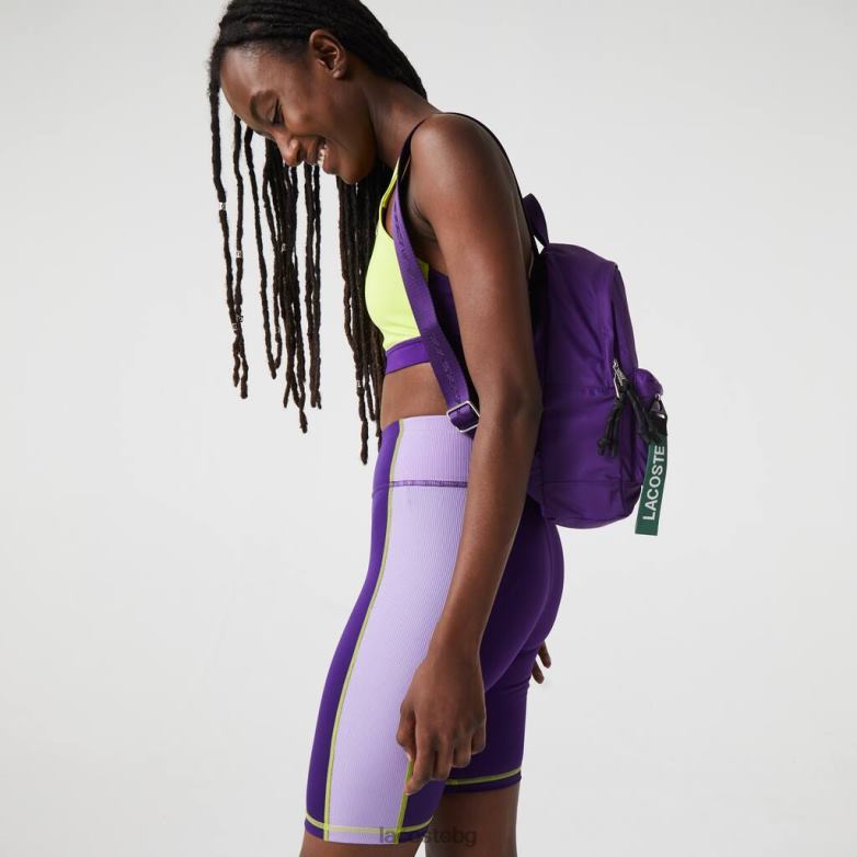 Жени Lacoste самуи фирмена раница за издърпване с кръпка чанти и кожени изделия XTV622862