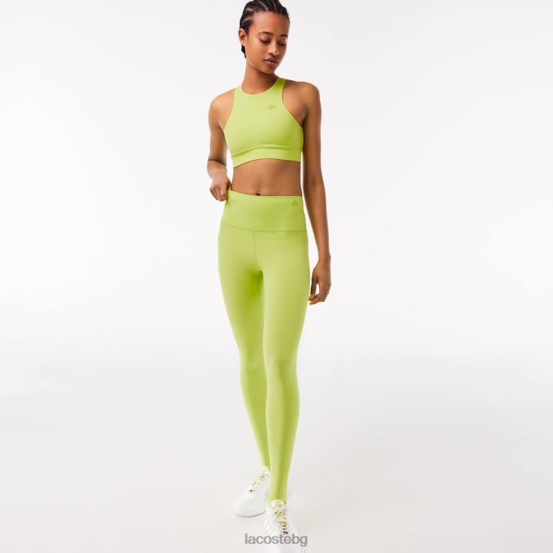 Жени Lacoste жълто клинове със стремена облекло XTV622541