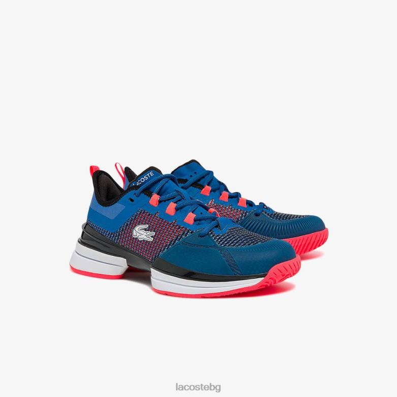 Жени Lacoste синьо/бяло ag-lt21 обувки за тенис от ултра текстил обувки XTV622745
