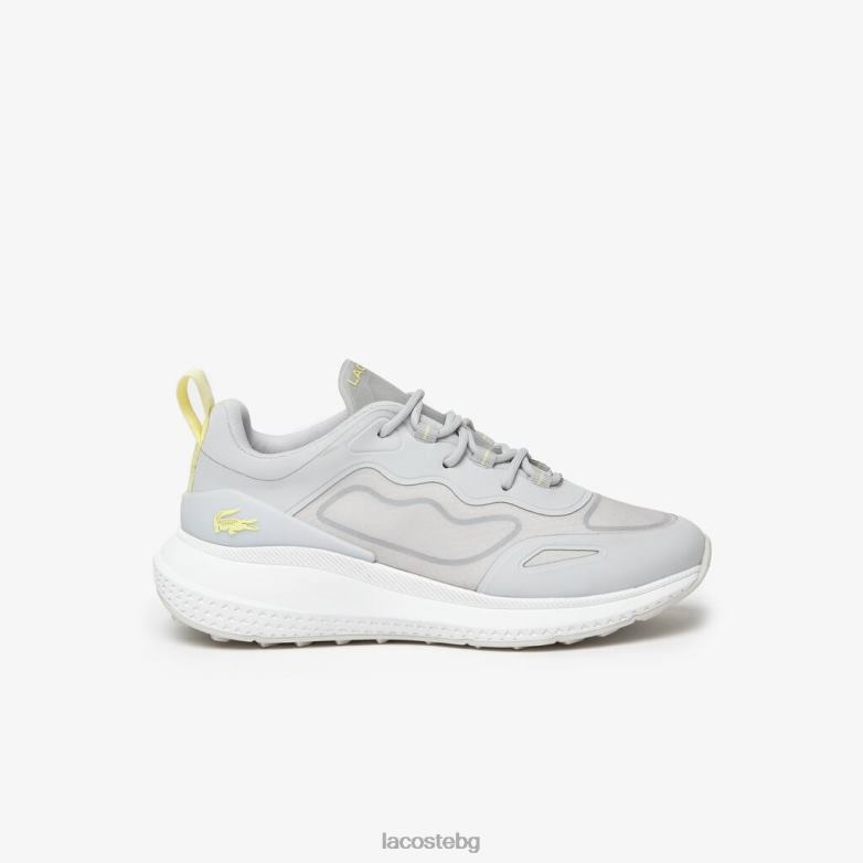 Жени Lacoste сиво/бяло текстилни маратонки active 4851 обувки XTV622725