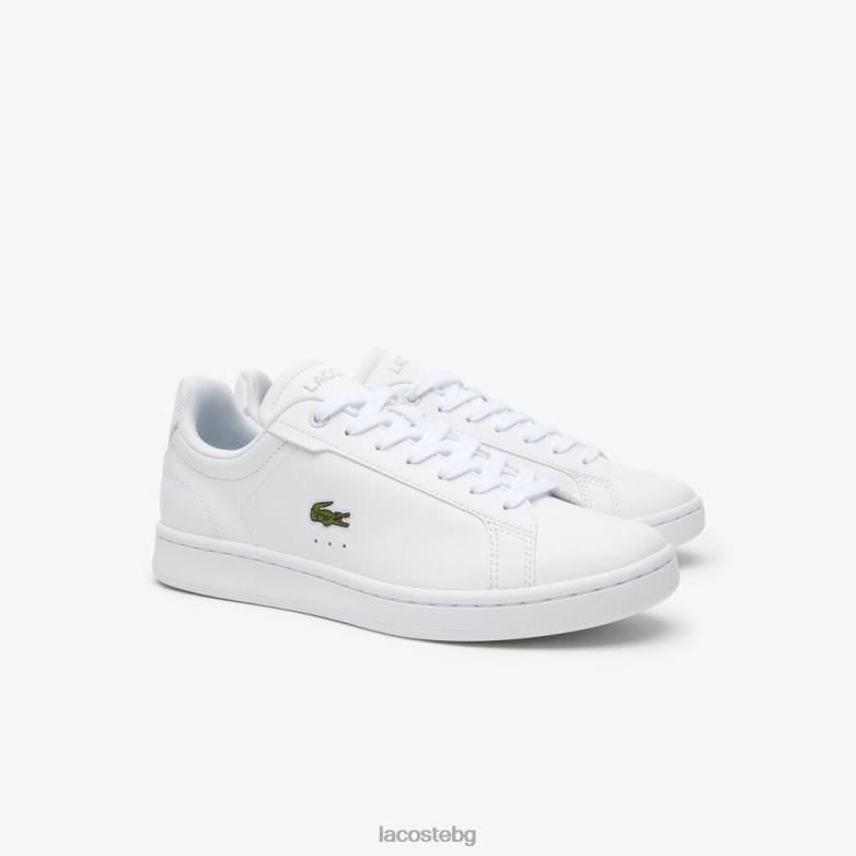 Жени Lacoste бяло carnaby pro bl кожени маратонки в тон обувки XTV622681