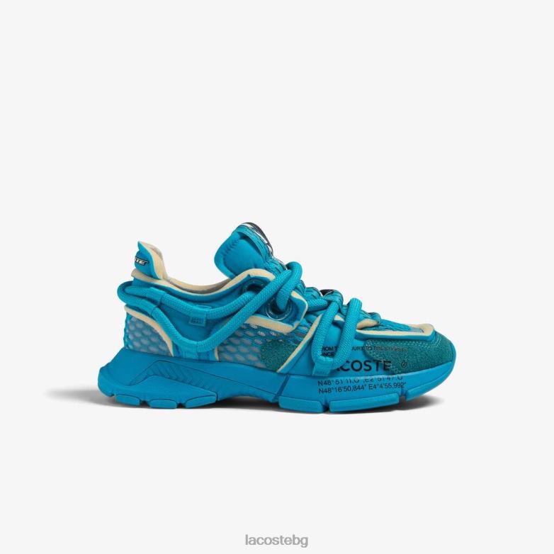 Жени Lacoste син l003 активни текстилни маратонки за писта обувки XTV622691