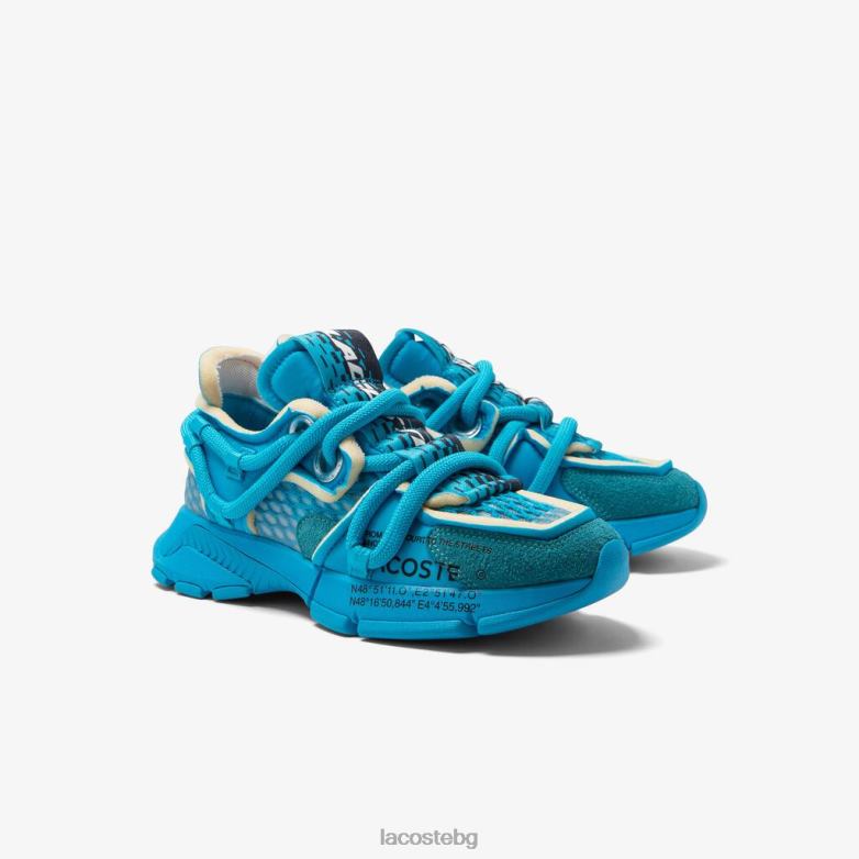 Жени Lacoste син l003 активни текстилни маратонки за писта обувки XTV622691