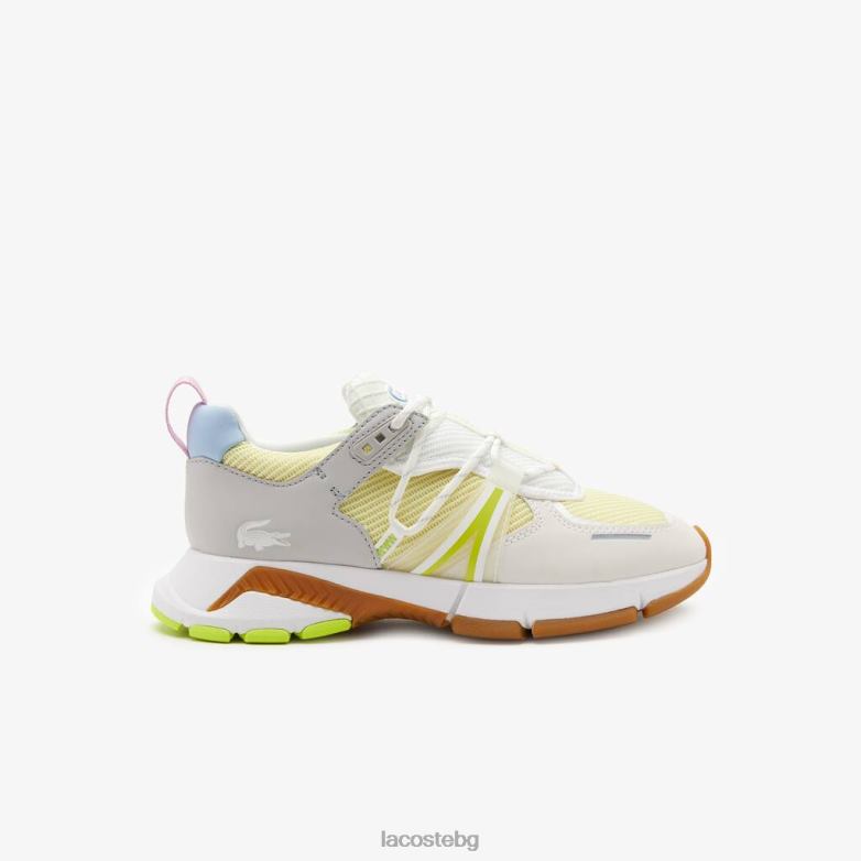 Жени Lacoste бяло/синьо l003 текстилни маратонки с цветен блок обувки XTV622753