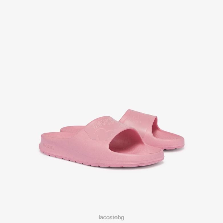 Жени Lacoste розово croco 2.0 синтетични каишки с лого обувки XTV622733