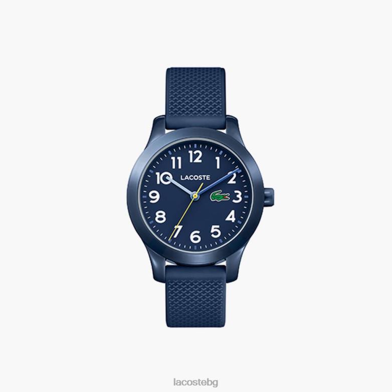 деца Lacoste син l.12.12 часовник със синя силиконова каишка аксесоари XTV623279