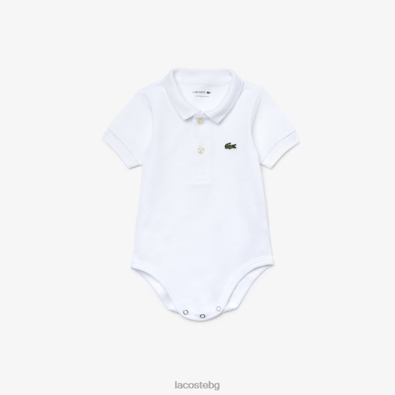 деца Lacoste бяло Комплект кутия за пике от органичен памук облекло XTV622988