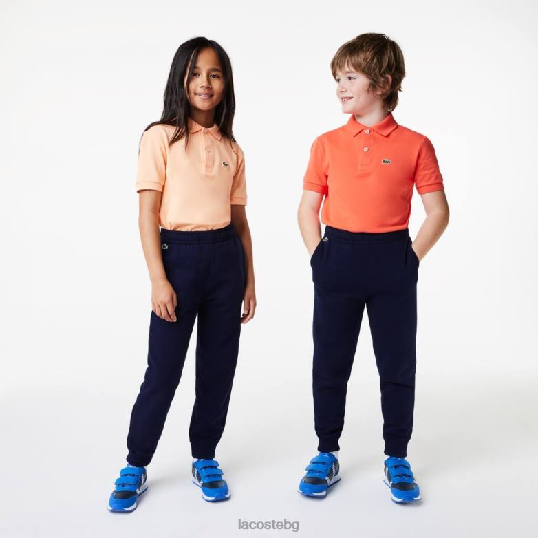 деца Lacoste тъмносин панталони colorblock облекло XTV623197