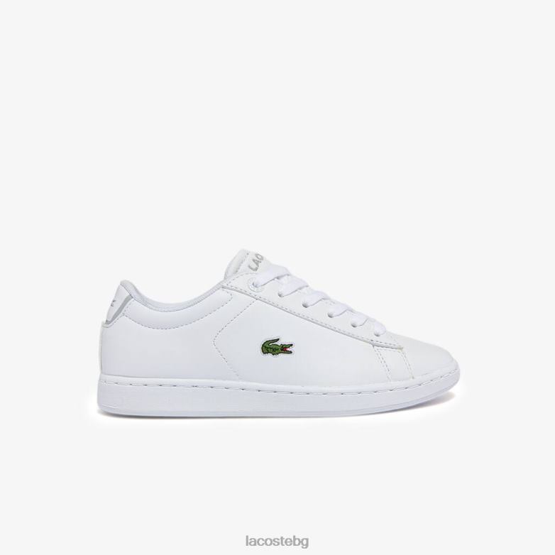 деца Lacoste бяло carnaby evo bl синтетични маратонки обувки XTV623226