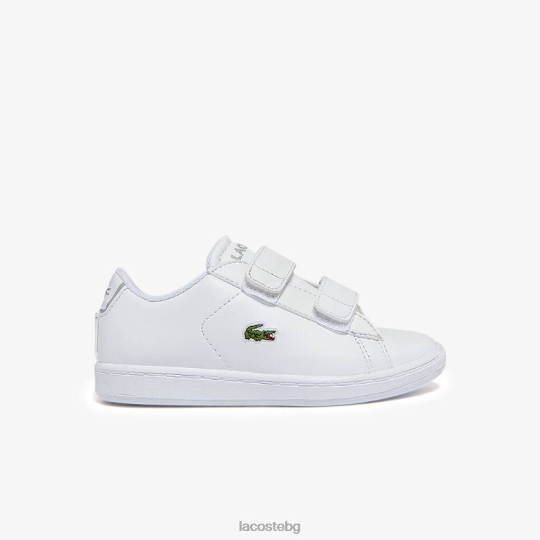 деца Lacoste бяло carnaby evo bl синтетични маратонки обувки XTV622940