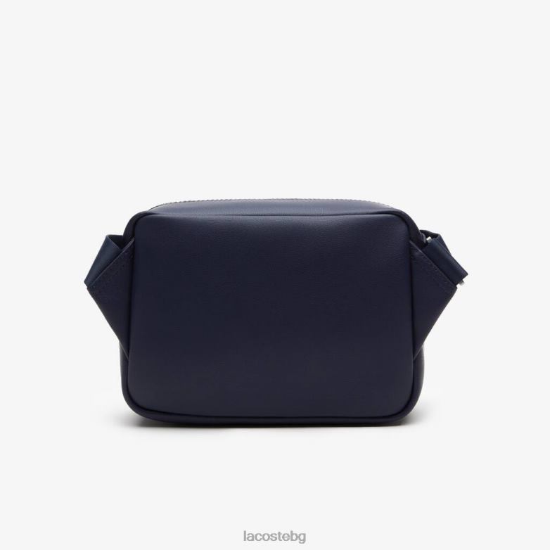 мъже Lacoste лилаво репортерска чанта с контрастен ръб чанти и кожени изделия XTV621956