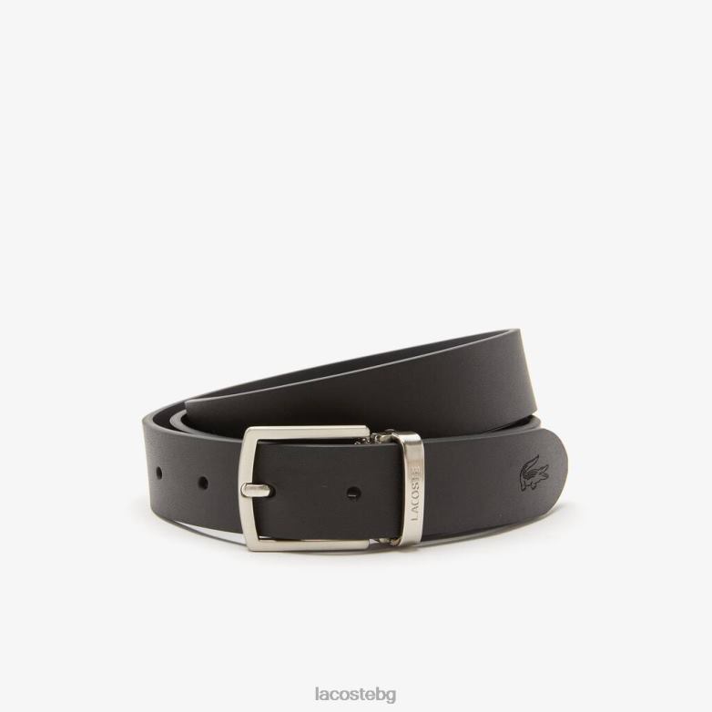 мъже Lacoste ноар магнит подаръчен комплект колан с игла и плоска катарама чанти и кожени изделия XTV622111