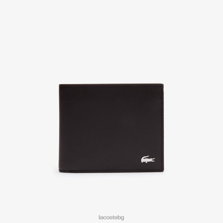 мъже Lacoste тъмно кафяво кожен портфейл fitzgerald чанти и кожени изделия XTV621944