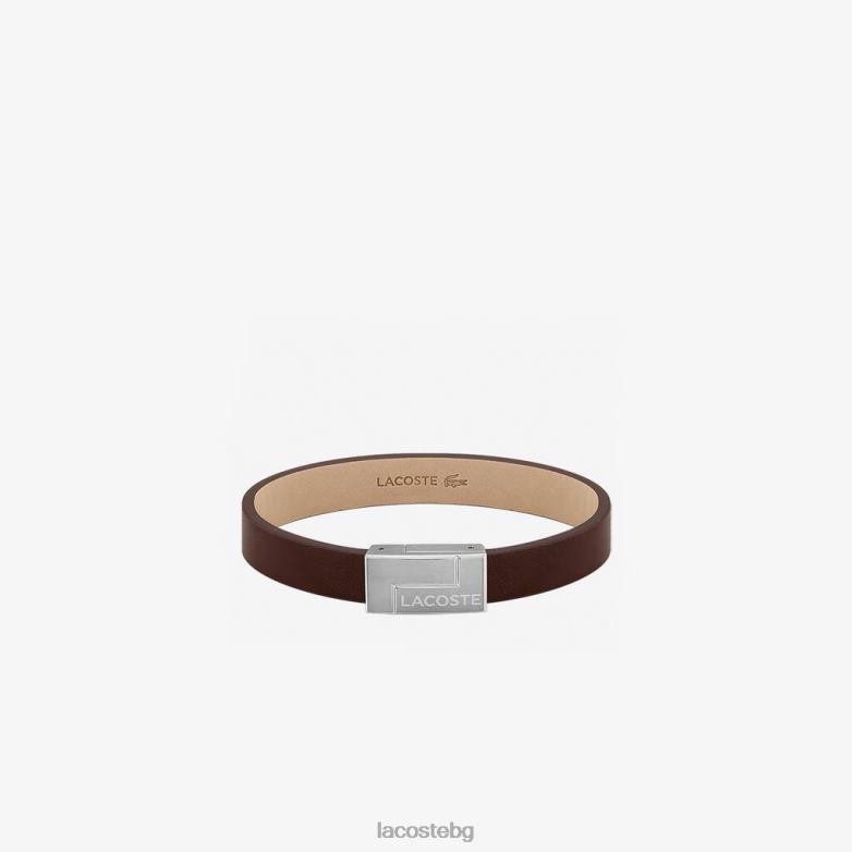 мъже Lacoste кафяво пътническа гривна аксесоари XTV622208