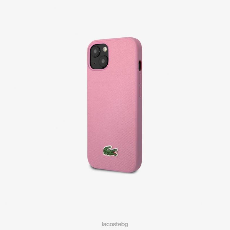 мъже Lacoste парме калъф за iphone 14 plus с petit pique effect аксесоари XTV622226