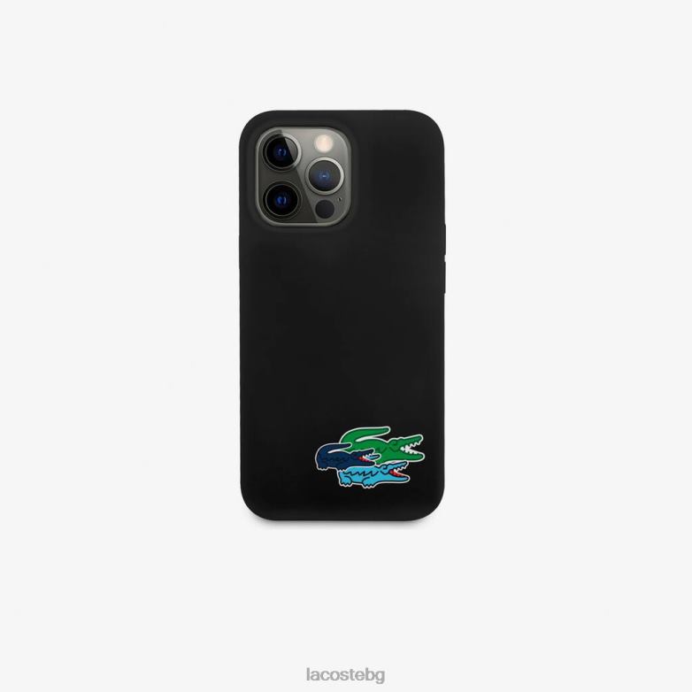 мъже Lacoste бяло силиконов калъф за iphone 14 pro max аксесоари XTV622216