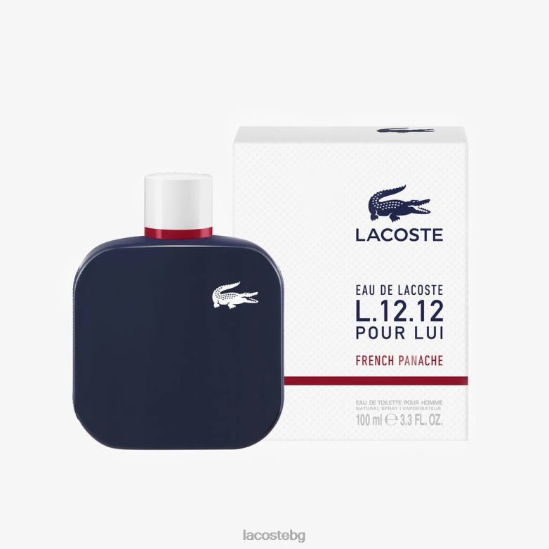 мъже Lacoste син l.12.12 French Panache pour Lui тоалетна вода 100ml аксесоари XTV622193
