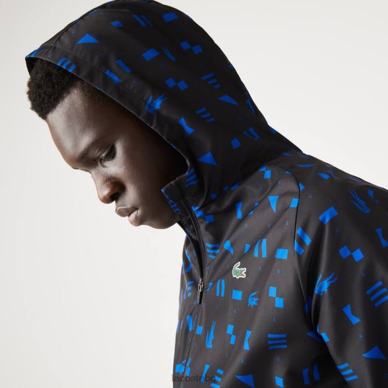 мъже Lacoste черно/синьо спортен тенис анцуг облекло XTV621195