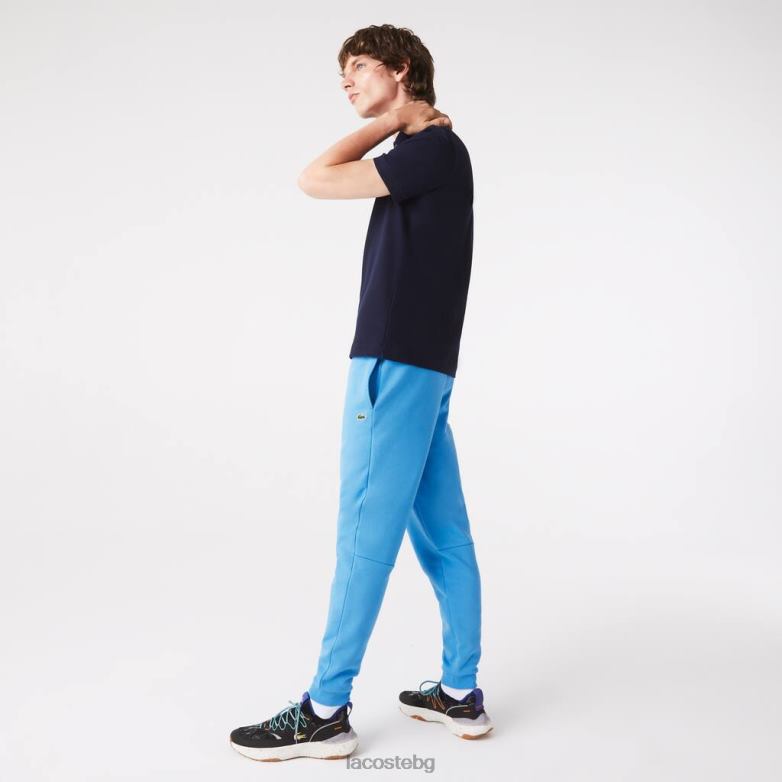 мъже Lacoste син заострени панталони от полар облекло XTV621086