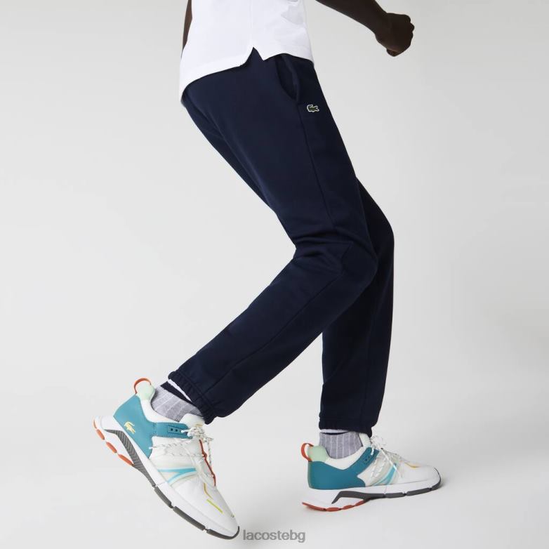 мъже Lacoste тъмносин спортни тенис поларени панталони облекло XTV621151