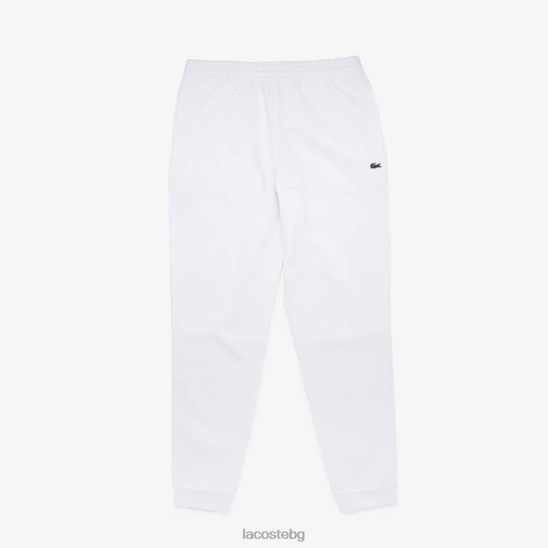мъже Lacoste бяло заострени панталони от полар облекло XTV62346