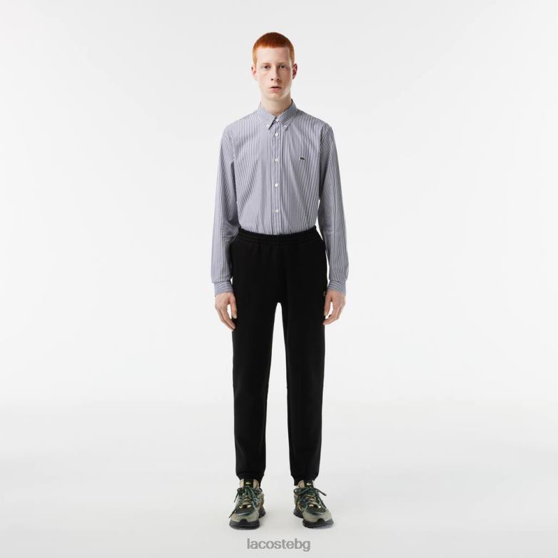 мъже Lacoste черен заострени панталони от полар облекло XTV62347