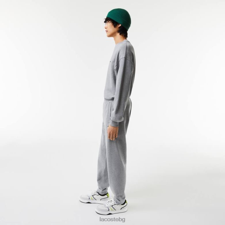 мъже Lacoste сив chine панталони с принт облекло XTV621012