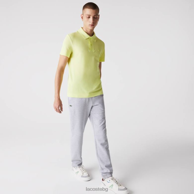 мъже Lacoste сив chine спортни тенис поларени панталони облекло XTV621152