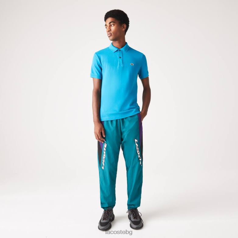 мъже Lacoste син оригинално тесно поло l.12.12 облекло XTV62837