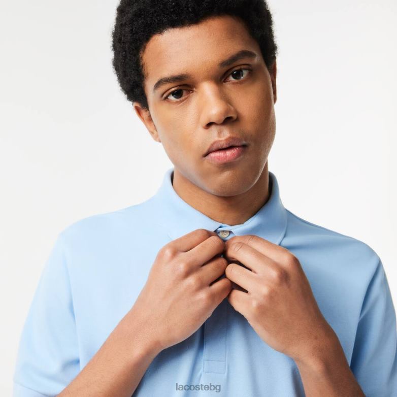 мъже Lacoste син smart paris еластично памучно пике поло облекло XTV62857