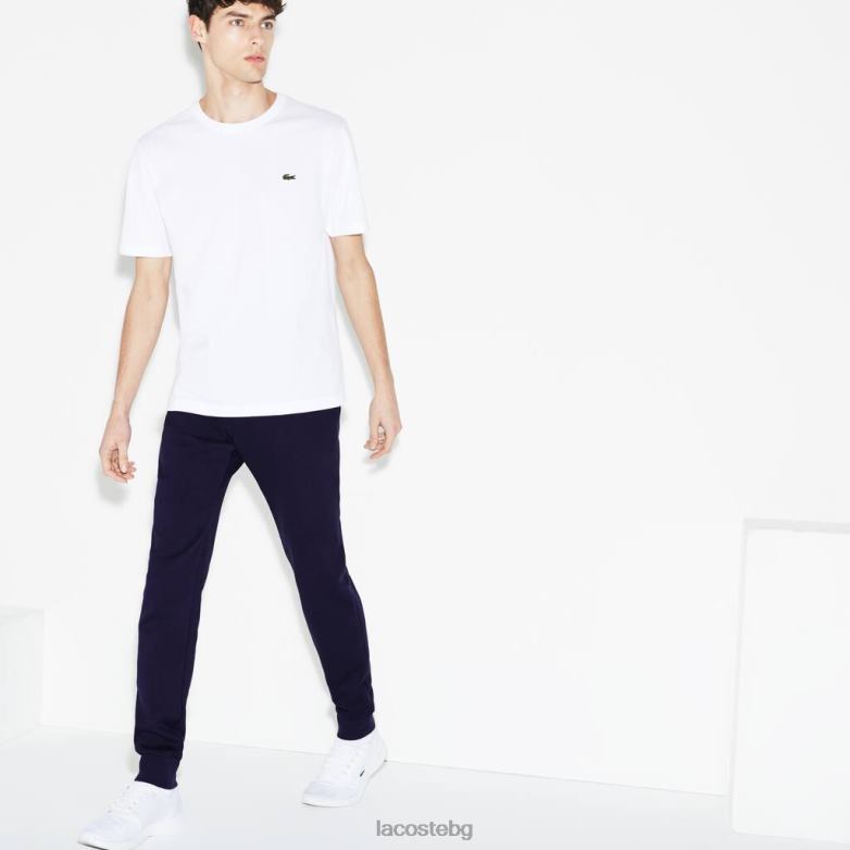 мъже Lacoste тъмносин спортни поларени тенис панталони облекло XTV62961