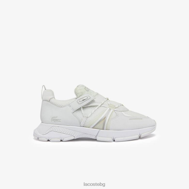 мъже Lacoste бяло l003 текстилни кецове обувки XTV621798