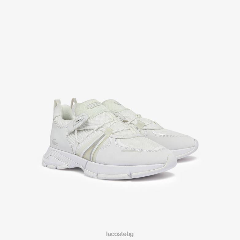 мъже Lacoste бяло l003 текстилни кецове обувки XTV621798