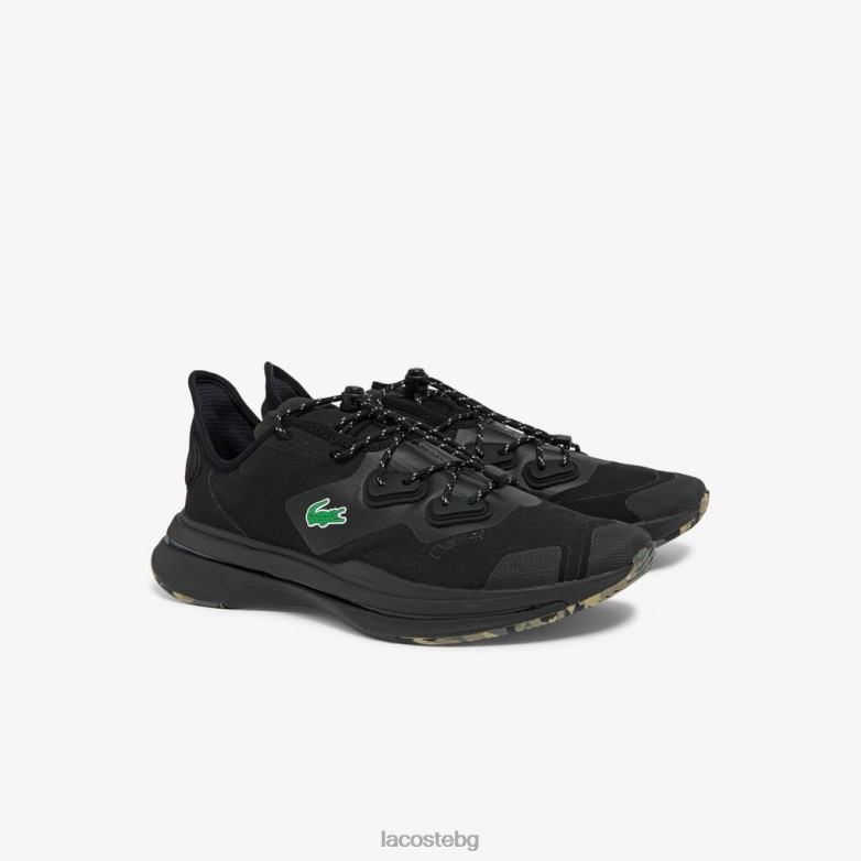 мъже Lacoste черен текстилни маратонки run spin ultra gtx обувки XTV621838