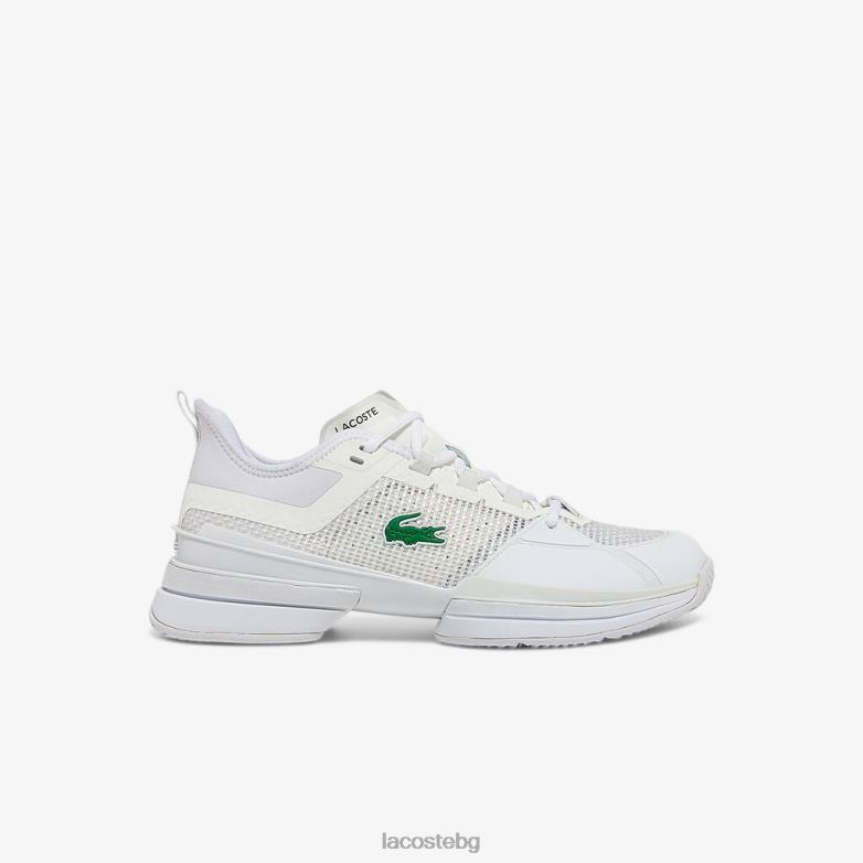 мъже Lacoste бяло ag-lt21 обувки за тенис от ултра текстил обувки XTV621851