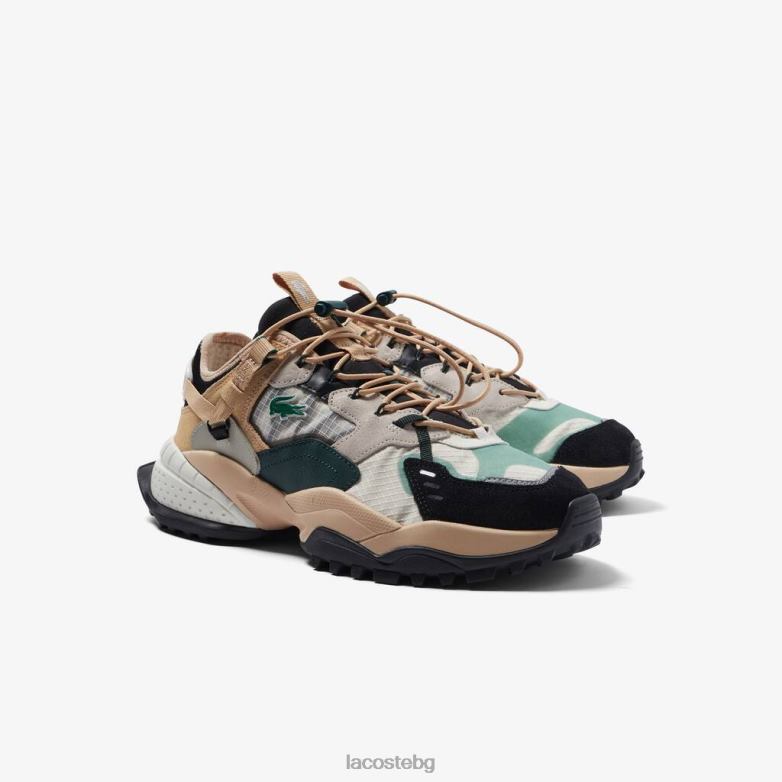 мъже Lacoste естествен/черен Текстилни външни обувки l-guard breaker обувки XTV621778