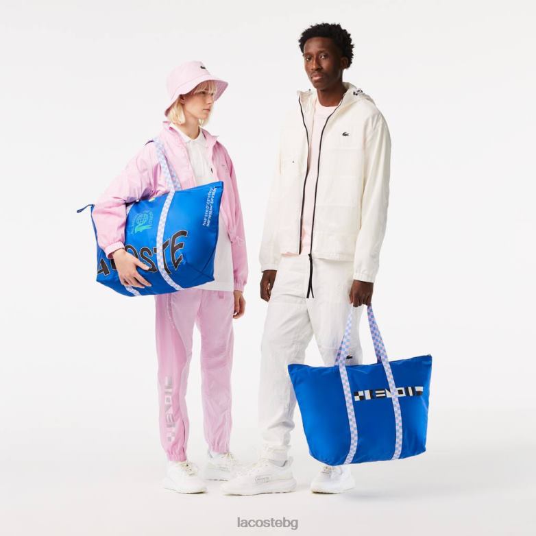 унисекс Lacoste марина навсякъде сгъваема уикенд чанта чанти и кожени изделия XTV622850